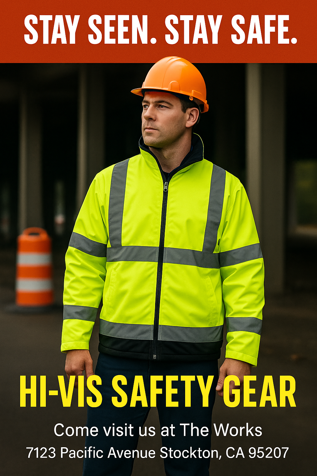 High Visibility Reflective Safety Jacket