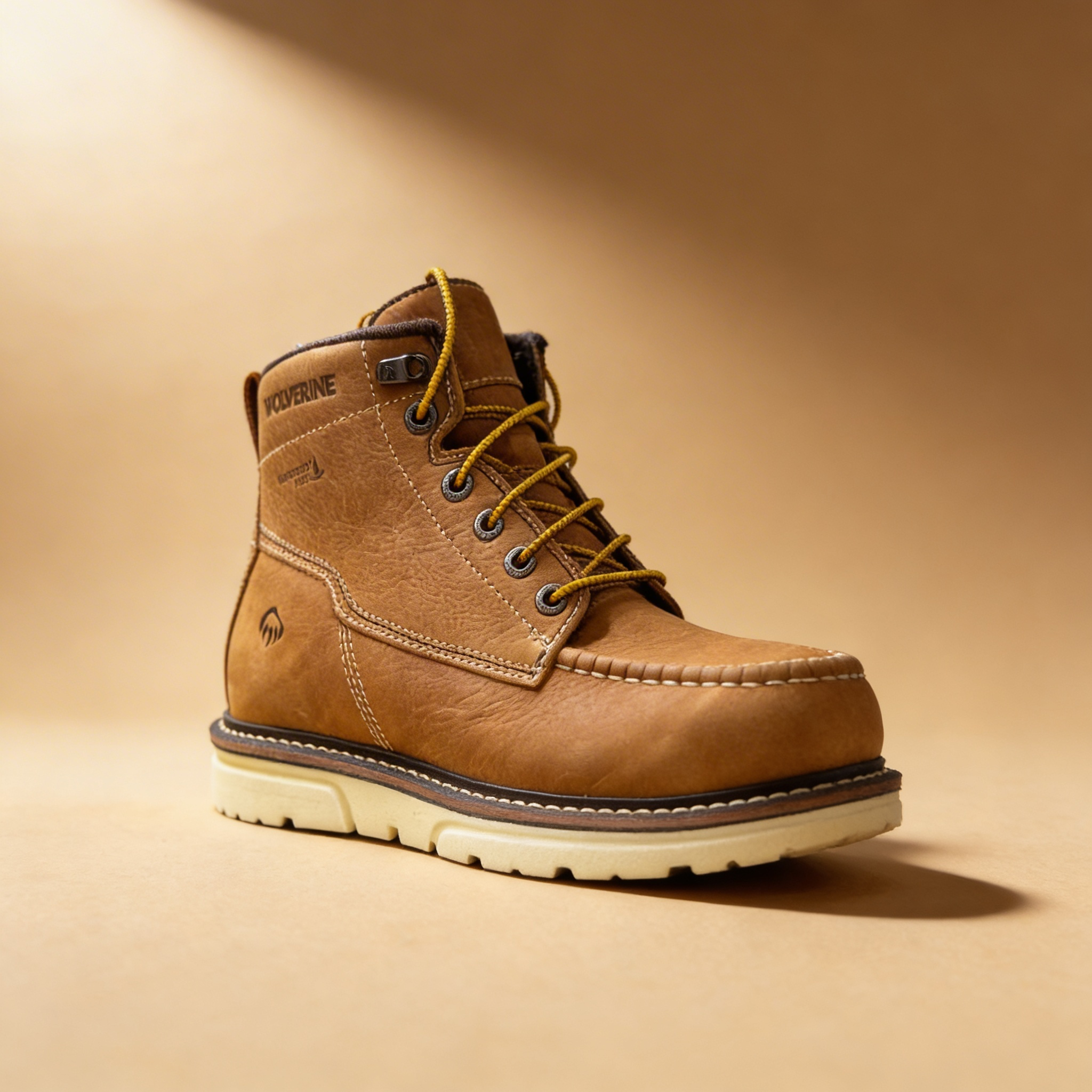 WEDGE SOLE WORK BOOTS